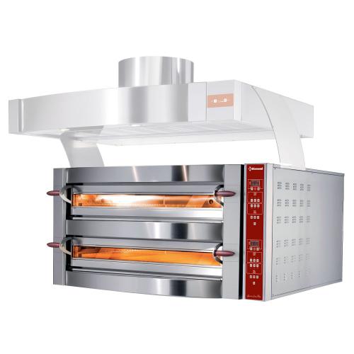 GDX12/35-DP | Elektrische oven, 2 kamers, 2x 6 pizza's Ø 350 mm