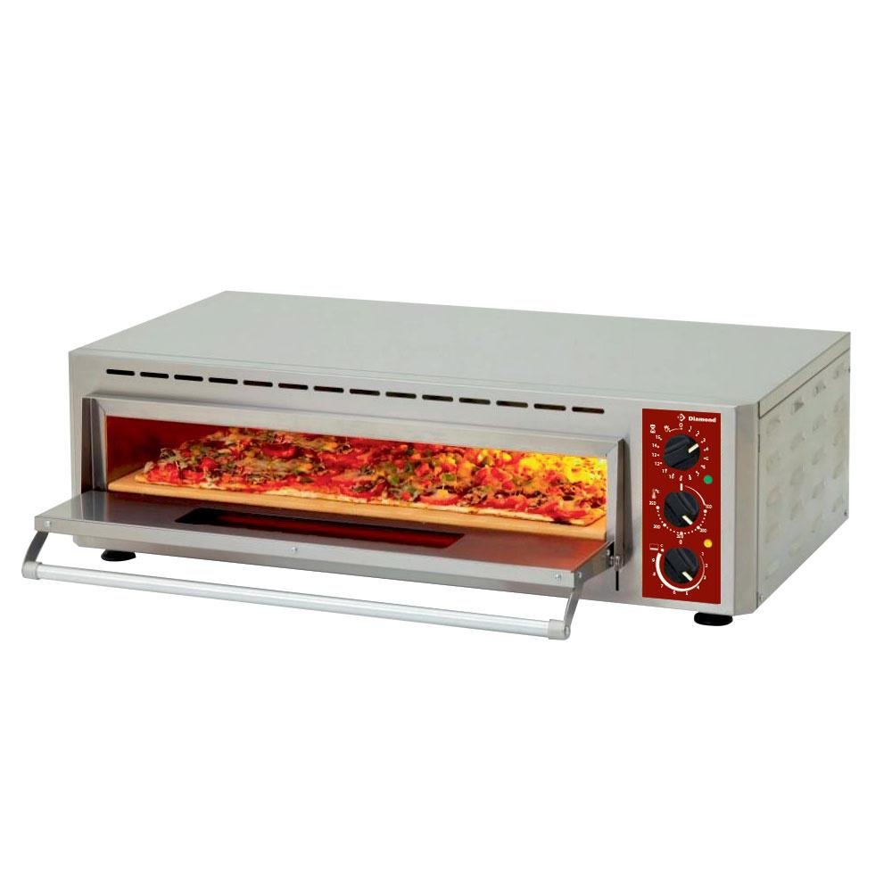 PIZZA-QUICK/66-43 | Four électrique pizzas, chambre (2+3 kW) 660x430xh100 mm