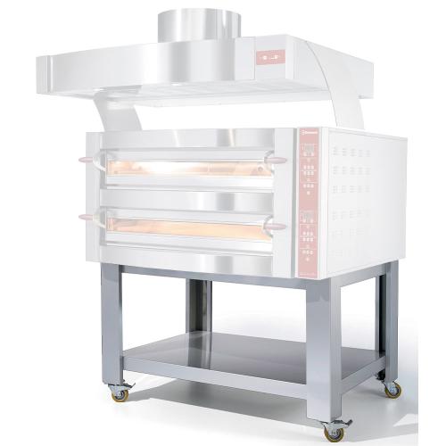 SGD6-RSI | Support "simili inox" x GDX6/35-DP, 4 roues, 2 avec freins