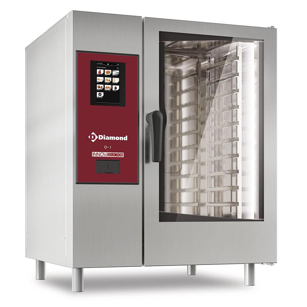 SBET/XC-10 | Elektrische oven ."TOUCH" met boiler, stoom en convectie 10xGN1/1+ Cleaning