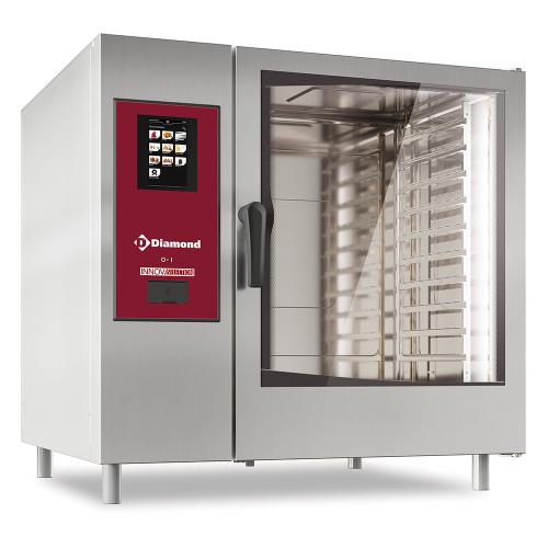 SBET/XC-12 | Elektrische oven  "TOUCH" met boiler, stoom en convectie 10xGN2/1+ Cleaning