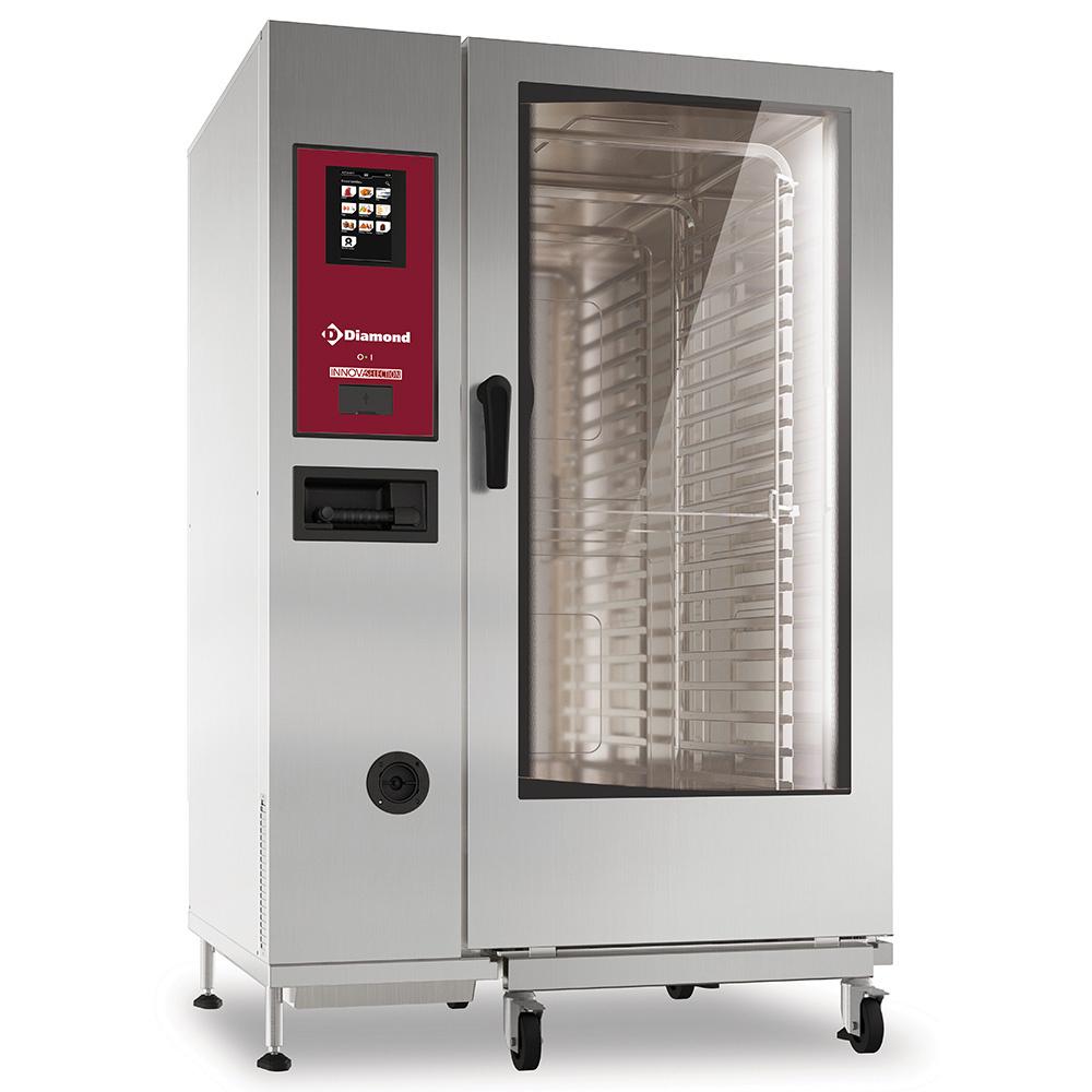 SBET/XC-22-230V/3- | Four électrique "TOUCH" vapeur boiler/ convection 20xGN2/1+ Cleaning