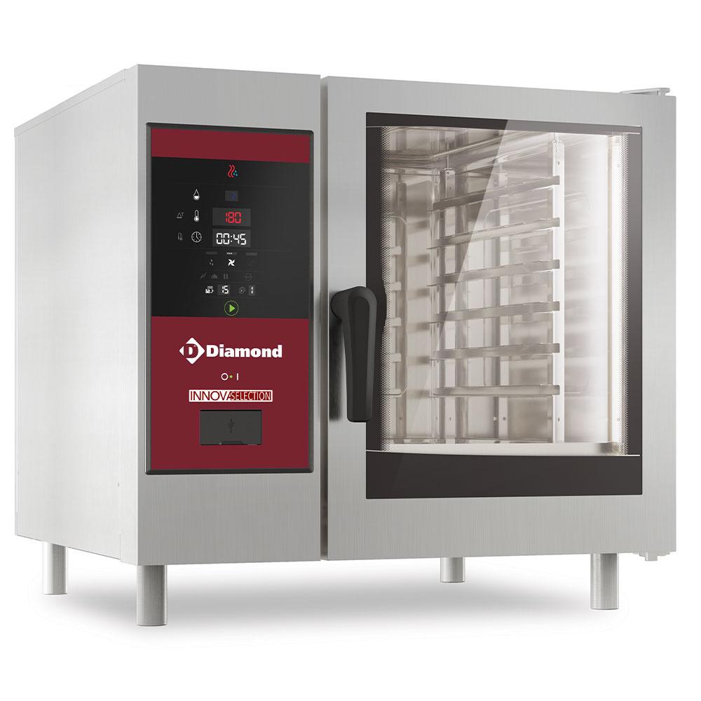 SBGS/XC-06 | Gasoven met boiler, stoom en convectie 6x GN 1/1+ Cleaning