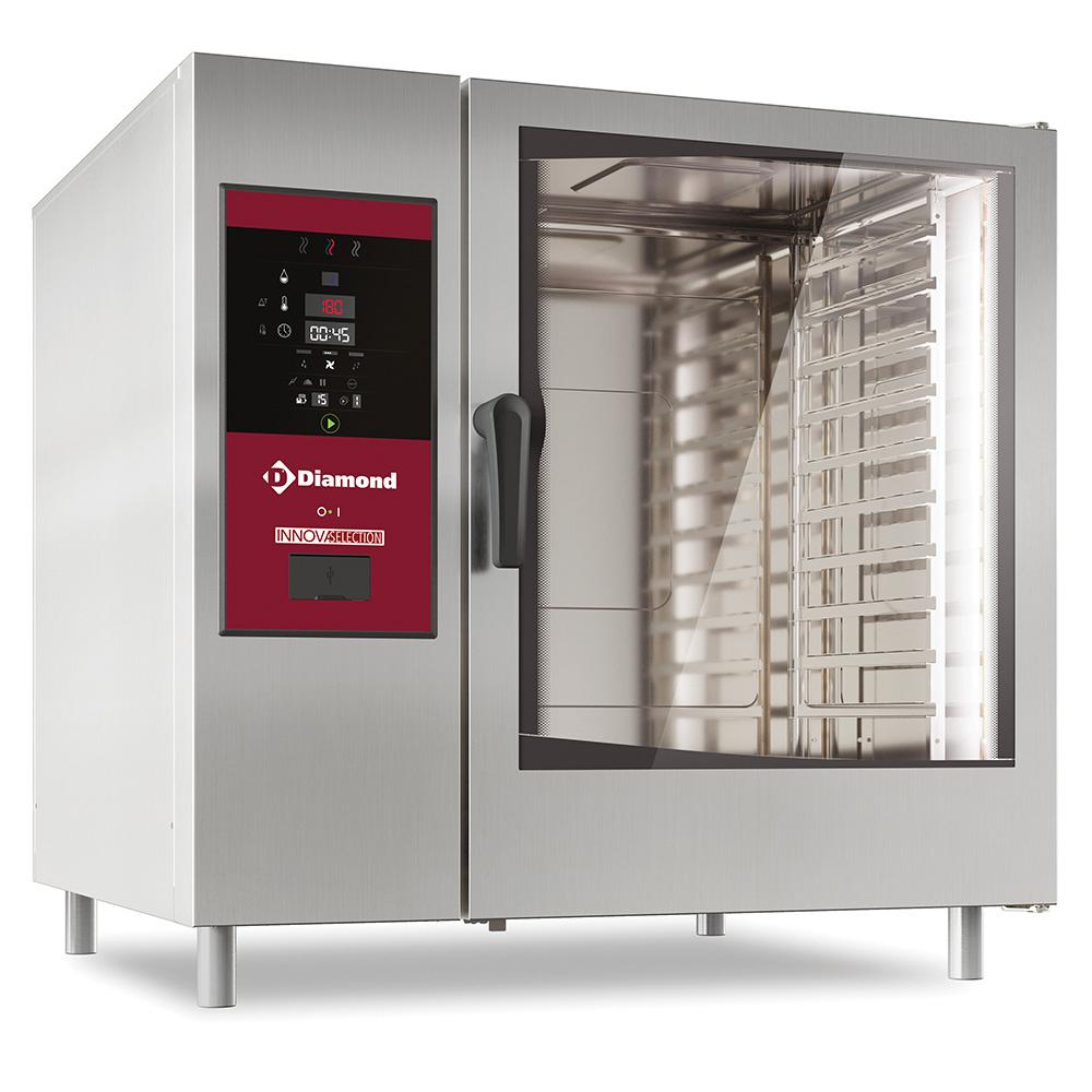 SDE/XC-12-230V/3- | Electrische oven directe stoom en convectie, 10xGN2/1+Cleaning