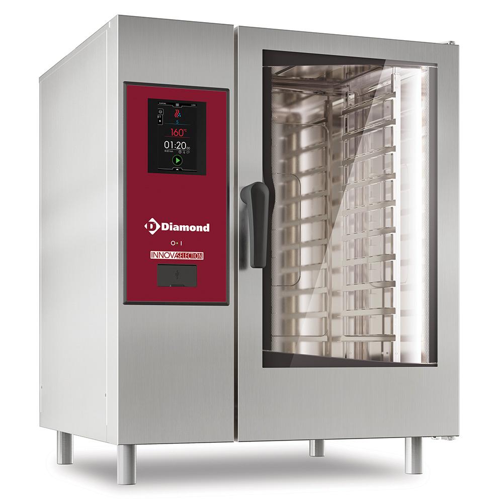 SDET/XC-10 | Elektrische oven "TOUCH", directe stoom en convectie 10x GN 1/1 + Cleaning