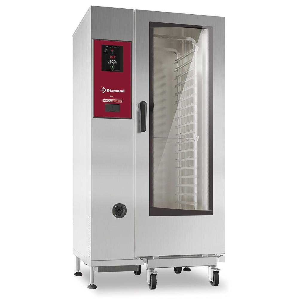 SDET/XC-20-230V/3- | Electrische oven "TOUCH" directe stoom en convectie, 20x GN 1/1+Cleaning