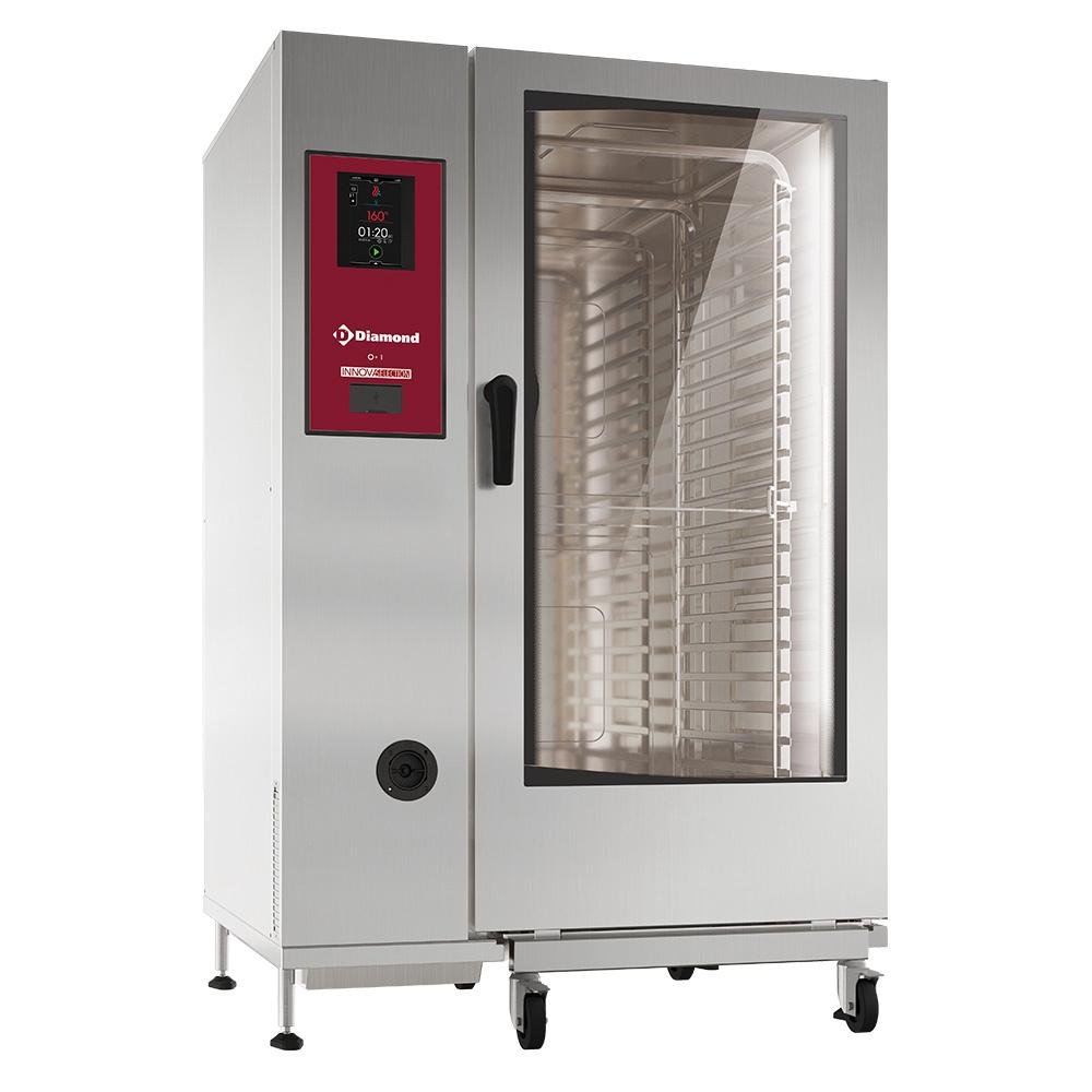 SDET/XC-22-230V/3- | Elektrische oven "TOUCH" directe stoom en convectie 22xGN2/1+ Cleaning