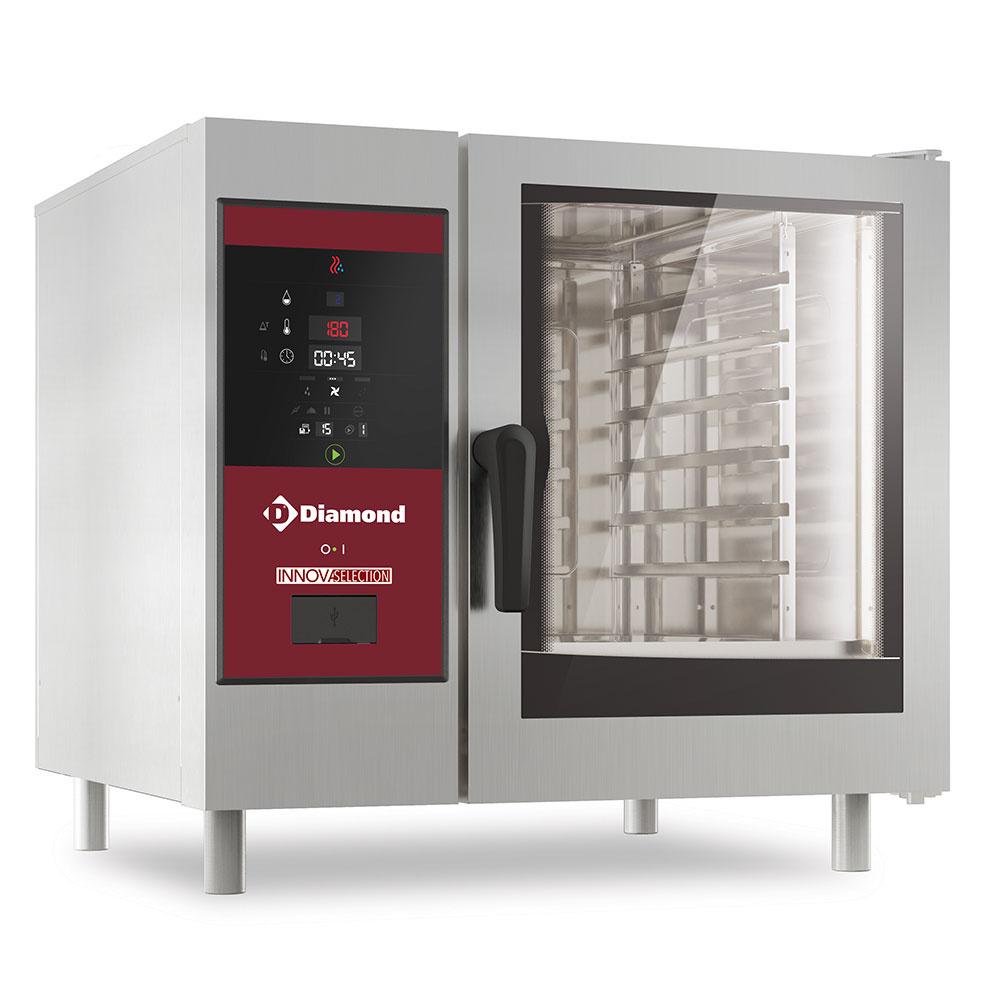 SDG/XC-06 | Gasoven, directe stoom en convectie, 6x GN 1/1+Cleaning