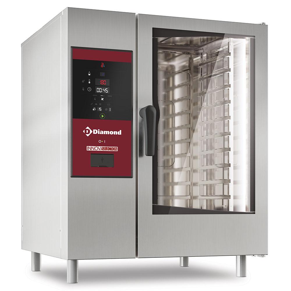 SDG/XC-10 | Four gaz vapeur directe et convection, 10x GN 1/1+Cleaning