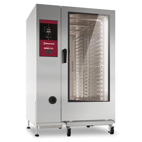 SDG/XC-22 | Gas oven directe stoom en convectie 20x GN2/1 met "automatic cleaning system"
