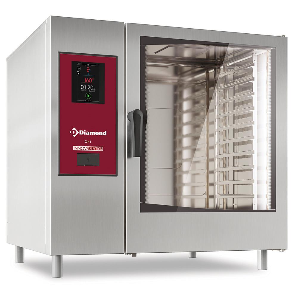 SDGT/XC-12 | Gas oven "TOUCH" directe stoom en convectie 12xGN2/1+ Cleaning