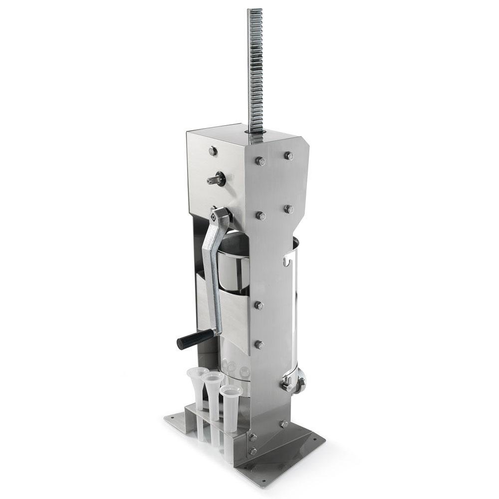 BSM-12V | Verticale manuele worstenvuller in R.V.S., 12 liter