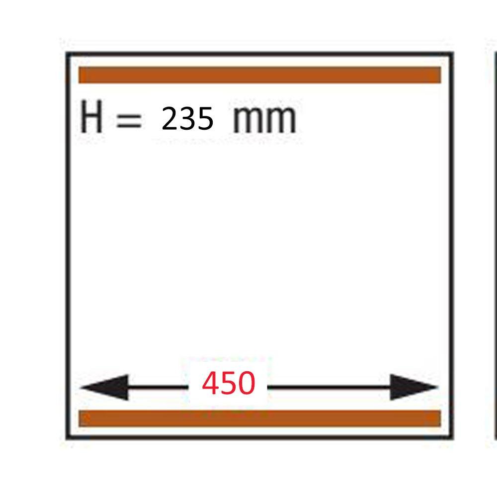 CF-150/S | Machine sous-vide, double chambre 450x580xh235 mm. - 63 m3/h
