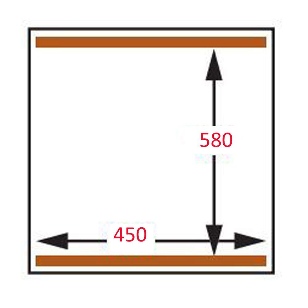 CF-150/S | Machine sous-vide, double chambre 450x580xh235 mm. - 63 m3/h