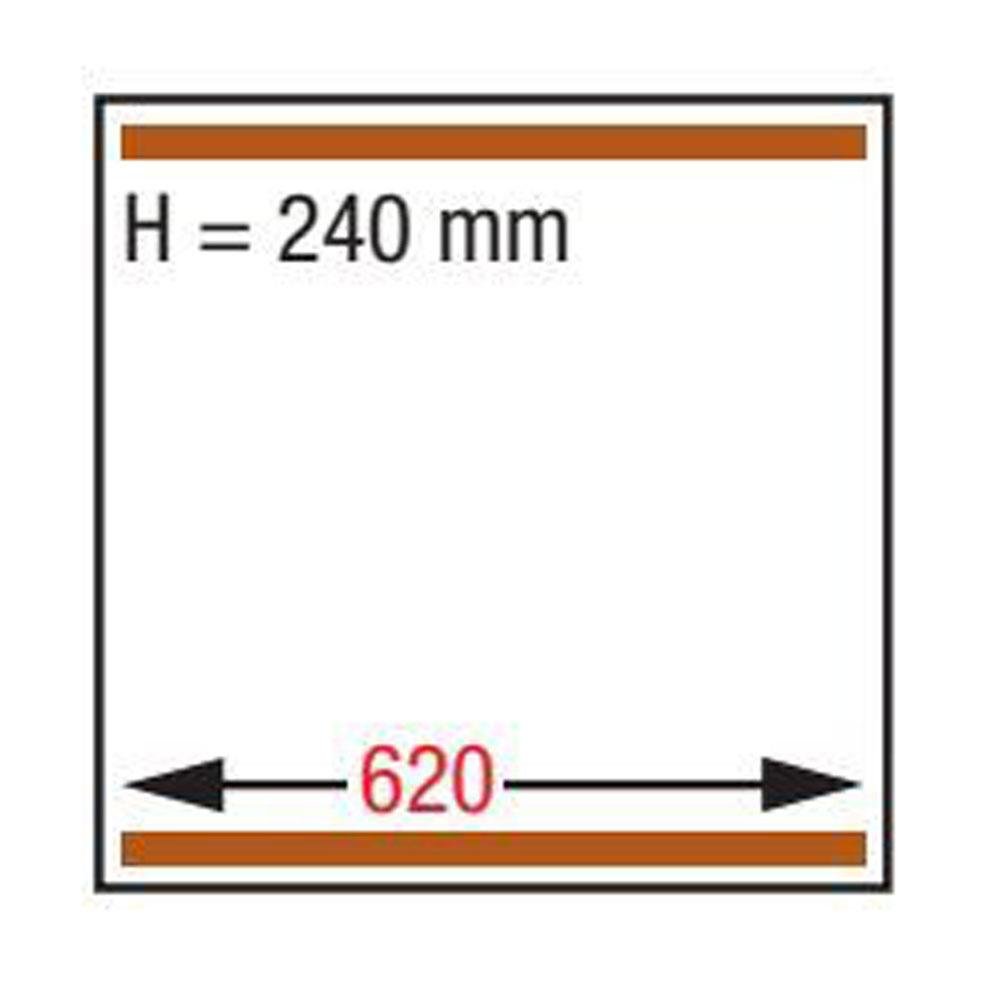 CF-165T/S | Machine sous-vide, double chambre 620x500xh240 mm. - 100 m3/h