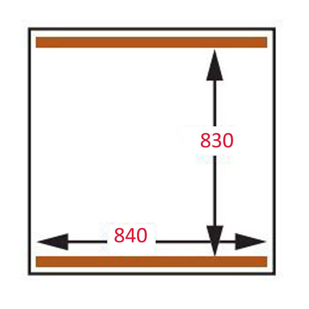 CF-180T/S | Machine sous-vide, double chambre 840x830xh250 mm. - 250 m3/h