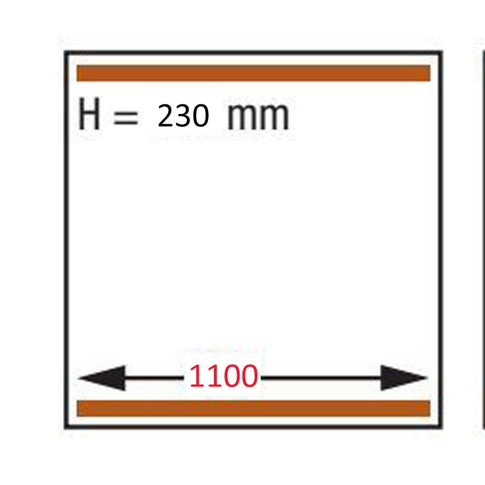 CF-195T/S | Machine sous-vide, double chambre 1100x730x230 mm. - 250 m3/h