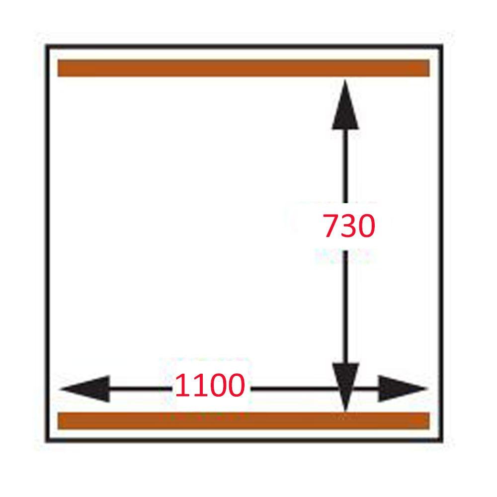 CF-195T/S | Machine sous-vide, double chambre 1100x730x230 mm. - 250 m3/h