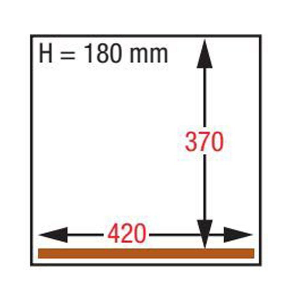 GA-104/S | Vacuummachine, kamer 420x370xh135 mm - 16 m3/h