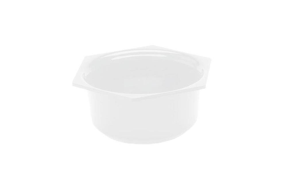 LPT-8809-010 | SALADIER - HEXAGONE ROND 1,5L - 180X180X85 MM