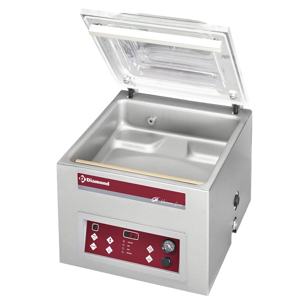 TA-90/S | Machine sous-vide, chambre 420x370xh180 mm - 21 m3/h