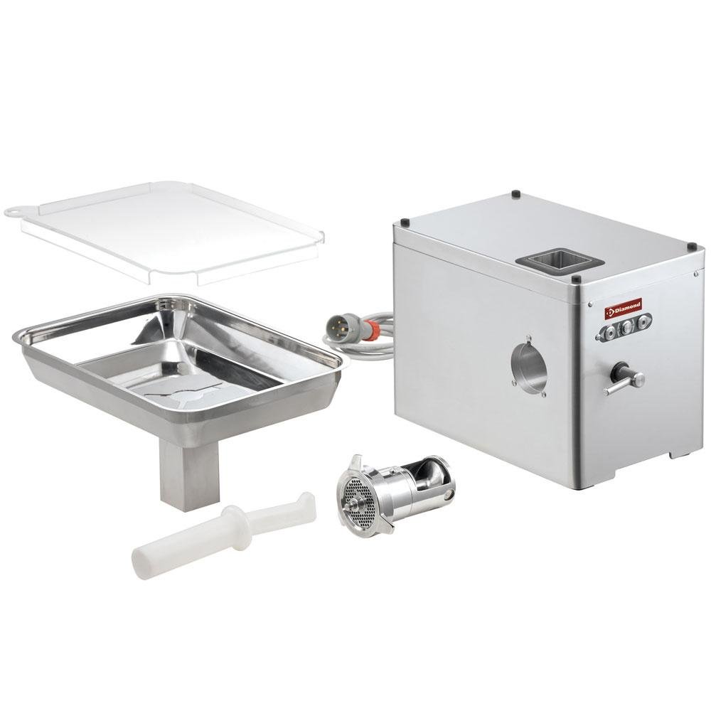 TGD22/AT-PAH | Hachoir en inox N° 22 de table, Ø 4,5 mm, 350 kg/h
