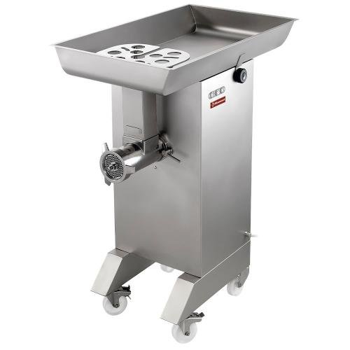 TTGD-32/CB-PCH | Hakmolen in R.V.S. N° 32, Ø 4.5 mm, 700 kg/h, op wielen