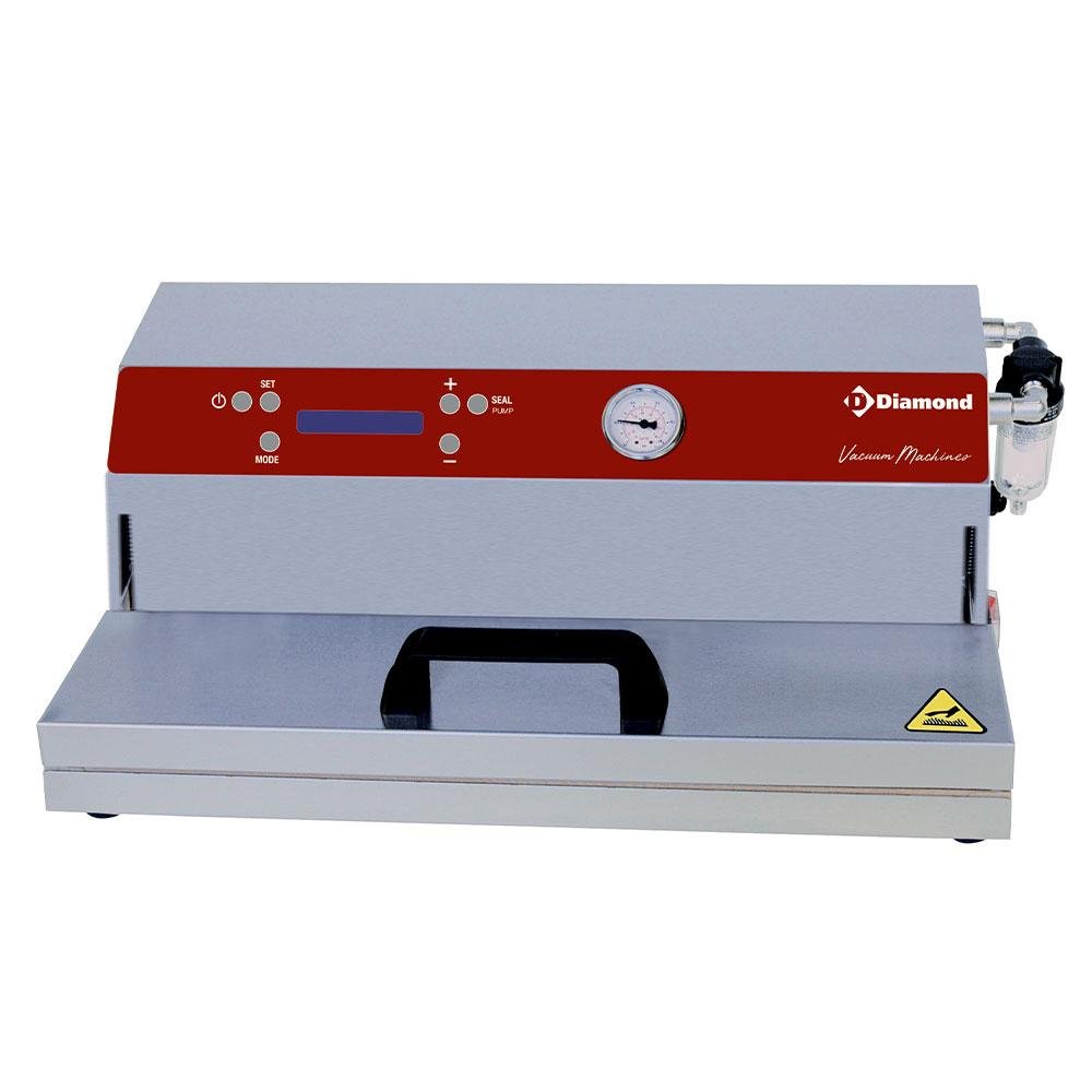 VAX/45-DSL | Sous videuse inox, pompe 32 l./min, soudure 430 mm (double soudure)