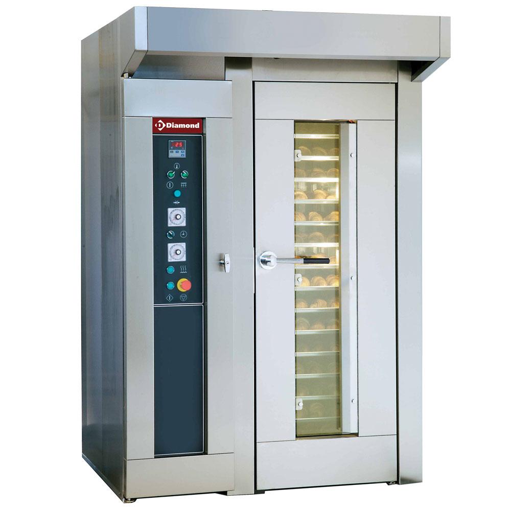 FRM/4G-F | Four pour boulangerie et pâtisserie, rotatif, 15 ou 18 Niv.(450x650 mm ou 500x700 mm)