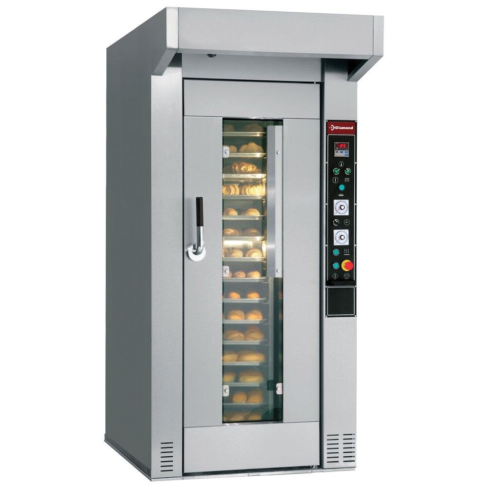 FRM/4G-L | Four pour boulangerie et pâtisserie, rotatif, 15 ou 18 Niv.(450x650 mm ou 500x700 mm)