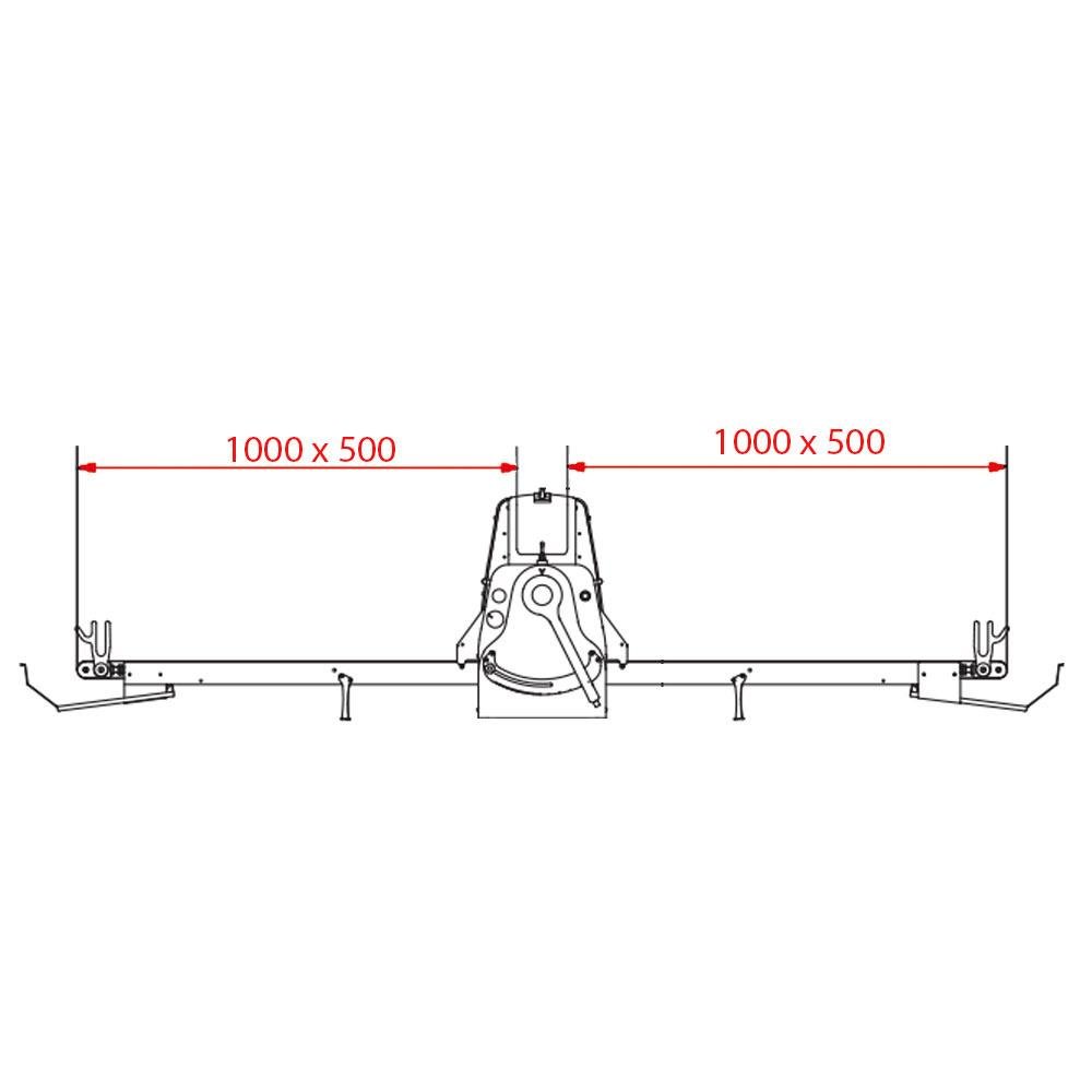 LB50-100/MVV | Laminoir à bande, de table, 500x1000 mm - Vitesse variable