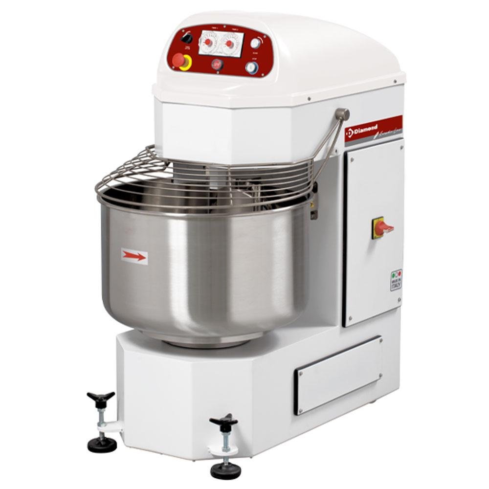 PSB-61M/2V | Automatische bakkerstrog met spiraal, 2 snelheden, 2 timers, 60 Kg.