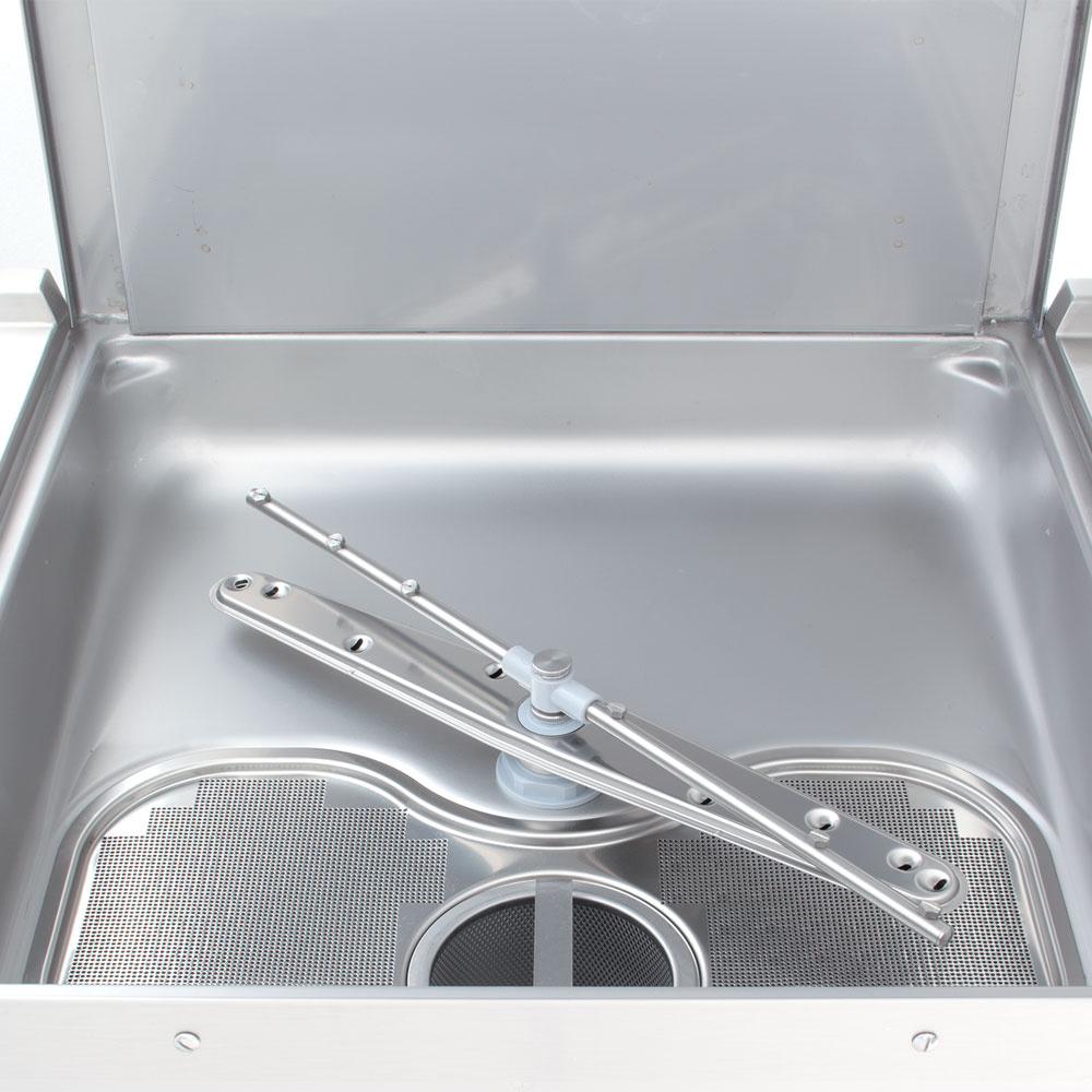 D26/6B-AC | Lave-vaisselle capot, panier 500x500 mm +Break Tank + Adoucisseur en continu