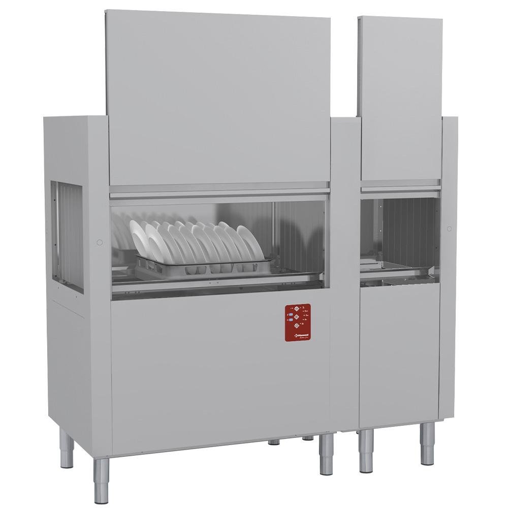 DATIC20E/7-230/3-DX- | Lave-vaisselle à traction de paniers 200Pan/H