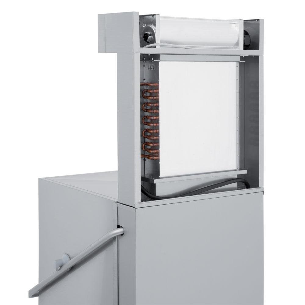 DCR37/6-AC-RC | Lave-vaisselle & batteries a capot, panier 600x500 mm + Adoucisseur en continu + Condenseur-récupérateur de buées