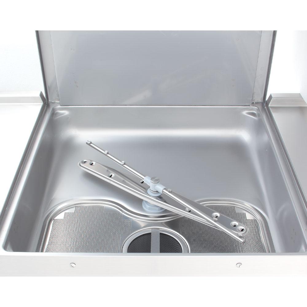 DCS9/6-AC | Lave-vaisselle à capot, panier 500x500 mm "Full Hygiene", avec adoucisseur continu