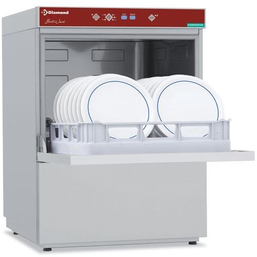 DFS7/6-AC | Lave-vaisselle, panier 500x500 mm "Full Hygiene", avec adoucisseur continu