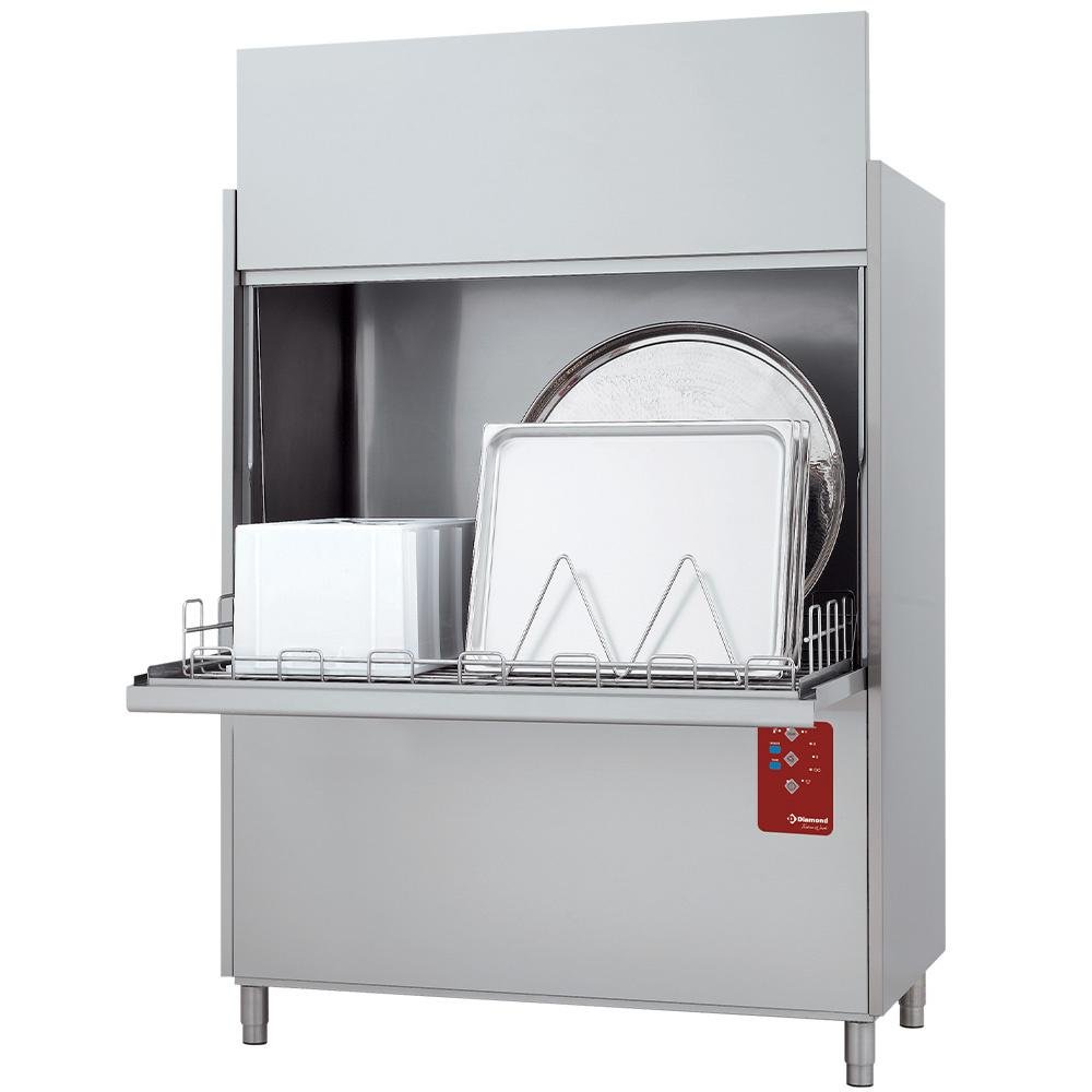 DP32L/8P | Lave-batteries, panier 1320x700 mm + Break Tank