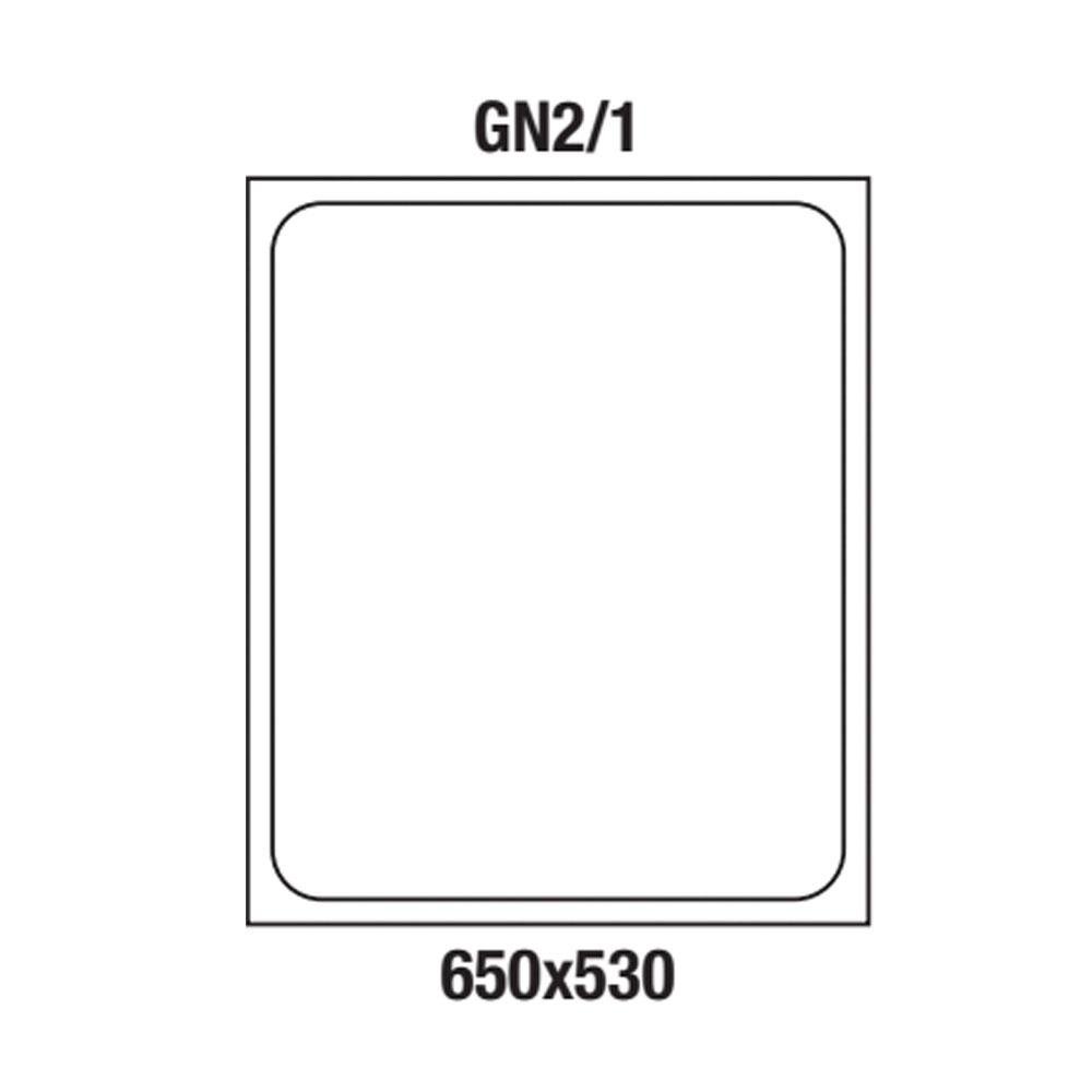 2/1-100 | Gastronorm bak in inox h. 100mm - cap. 28,9l.