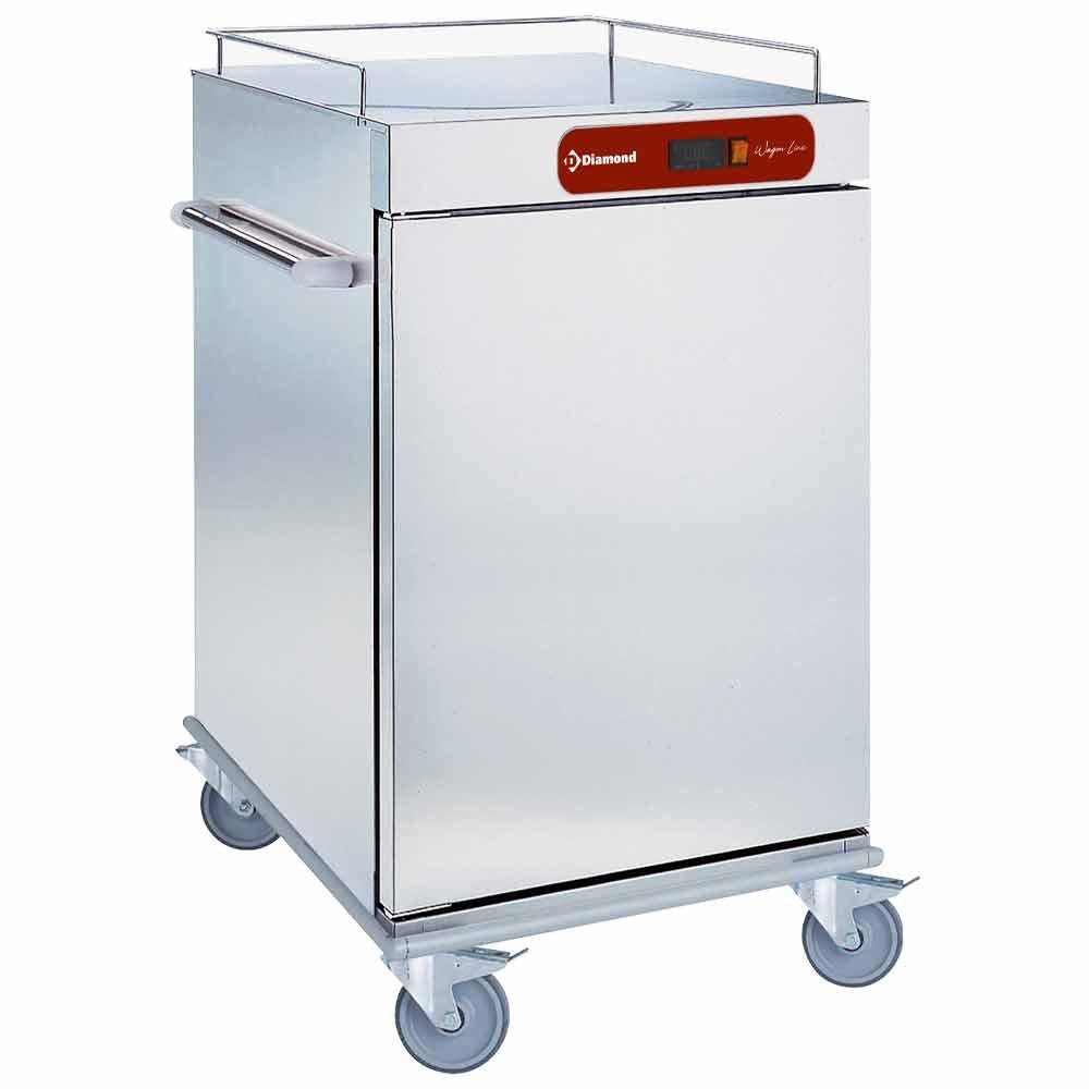 CCE10-DG | Chariot de maintien à température pour repas, 10 GN 2/1