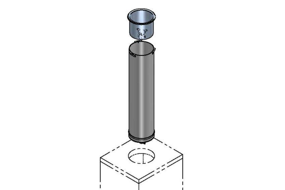 MLD-1001-000 | LIQUIDISPOSE VLOEISTOFRESTVERZAMELAAR INBOUWMODEL