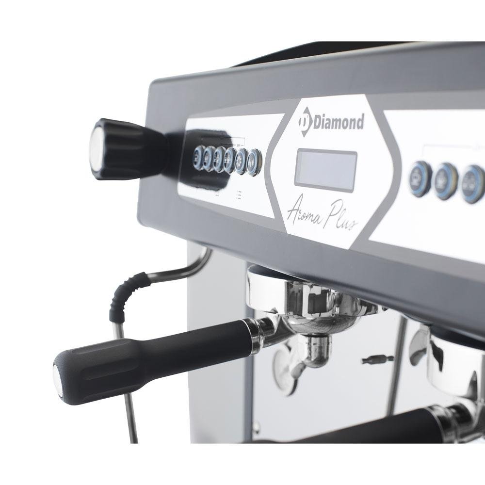 AROMA/2EB | Koffiemachine 2 groepen, automatisch (met display) - ZWART