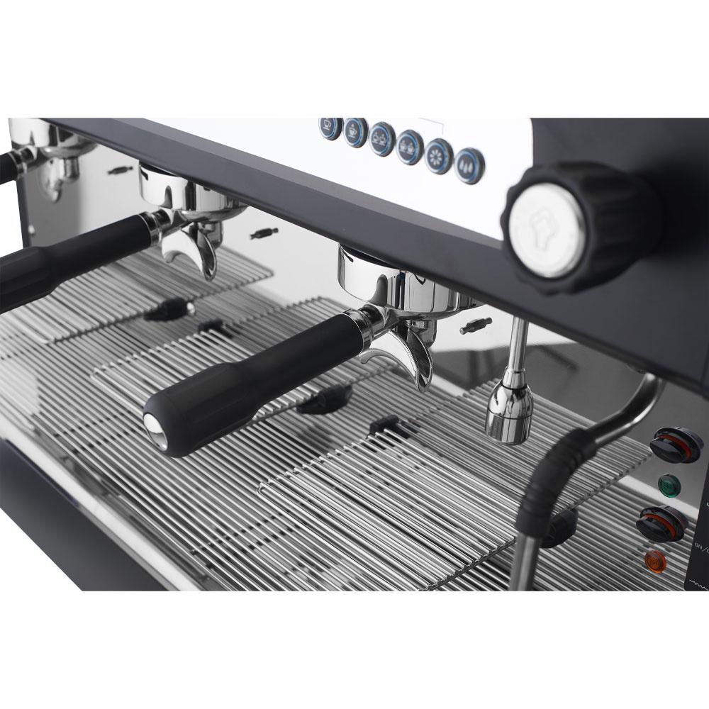 AROMA/2EB | Koffiemachine 2 groepen, automatisch (met display) - ZWART