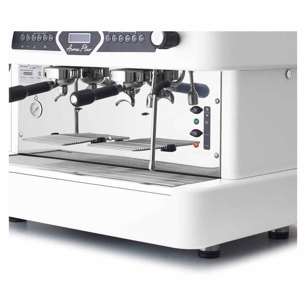 AROMA/2EW | Machine à café 2 groupes, automatique (avec display) - BLANC