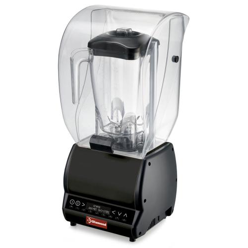 BARMIX/W-CP | Mixer professionnel avec cloche, verre carré 2 Lit , variateur vitesse, programmable