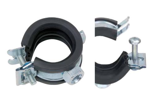 ASP-3205-000 | COLLIER METAL/CAOUTCHOUC 40-43MM FIXATION M8 - LNT 1 1/4'