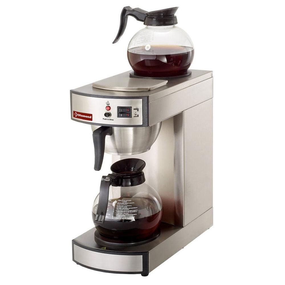 PCF-A2/F | Koffiepercolator - 1 groep + 2 verwarmplaten - Automatisch