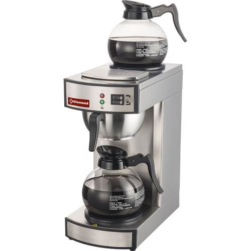 PCF-S2/F | Percolateur a café ,1 groupe et 2 plaques chauffantes - Semi-automatique