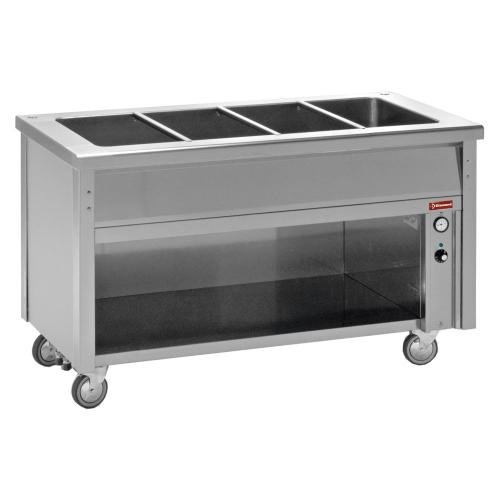 BT12 | Bain-marie element op open kast 3 GN 1/1