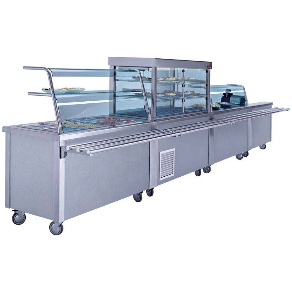 BT15 | Bain-marie element op open kast 4 GN 1/1